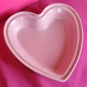 Large Stoneware Valentine's Day Dish (1 & 1/2 Quart) to Bake/Freeze/Microwave